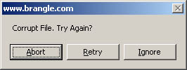 MsgBoxAbortRetryIgnore