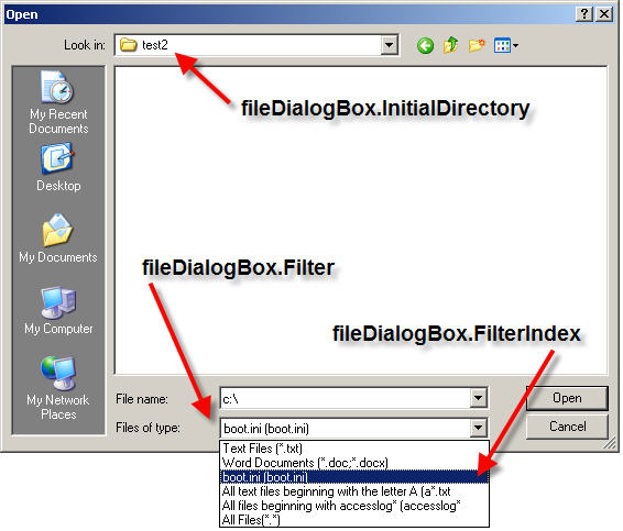 OpenFileDialog